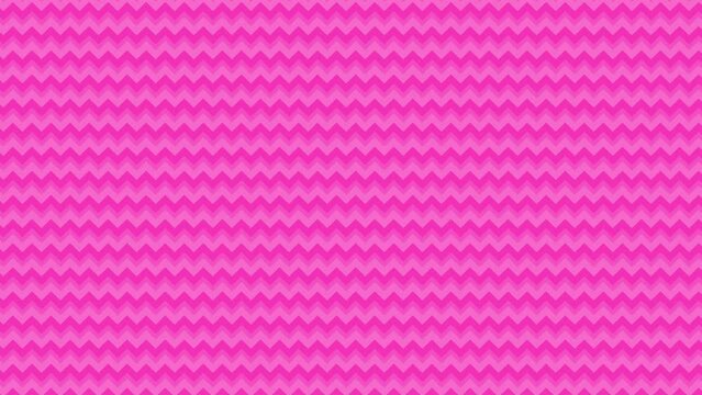 Motion pink background with moving up zigzag lines.