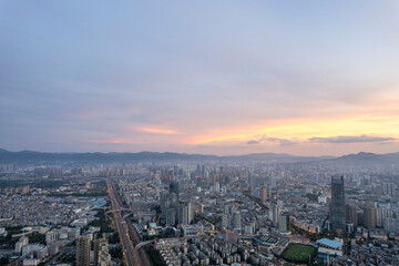 Fototapeta premium City skyline of Kunming China