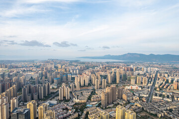 Obraz premium City skyline of Kunming China
