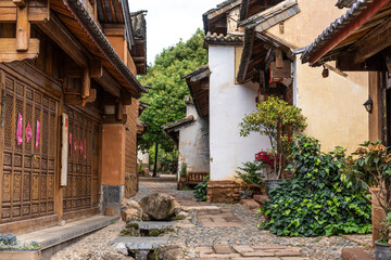Fototapeta na wymiar old village in Dali Yunnan China