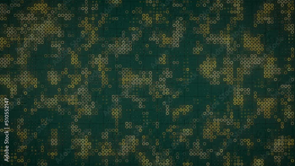 Fototapete flat halftone wavy, flowing background. modern 3d rendering loop animation hd