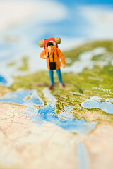 traveling in Europe concept