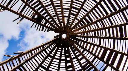 The roof of the tower