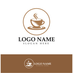 Coffee cup Logo Template