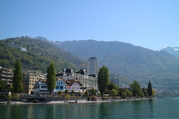 Fototapeta na wymiar Switzerland lake city