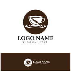 Coffee cup Logo Template