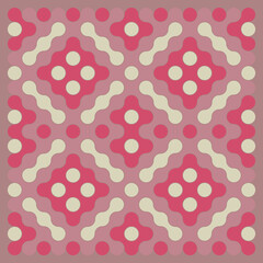 Multicolor truchet tiling connections illustration