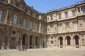 Fototapeta na wymiar Louvre Museum in Paris, France 