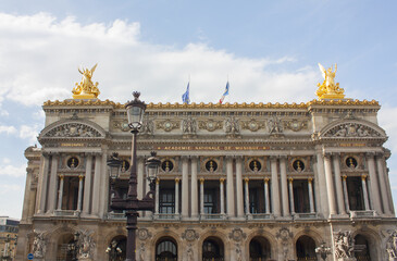 Fototapeta na wymiar Opera or Palace Garnier in Paris, France 