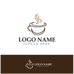 Coffee cup Logo Template