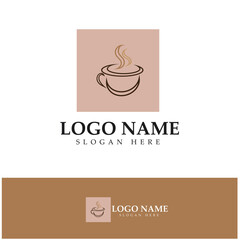 Coffee cup Logo Template