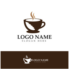 Coffee cup Logo Template