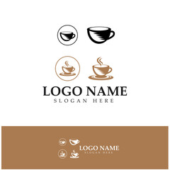 Coffee cup Logo Template