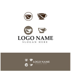 Coffee cup Logo Template