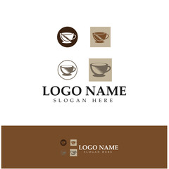 Coffee cup Logo Template design icon vector design concept
