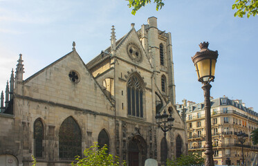 Fototapeta na wymiar Cathedral in Paris, France