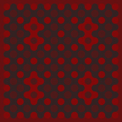 Multicolor truchet tiling connections illustration