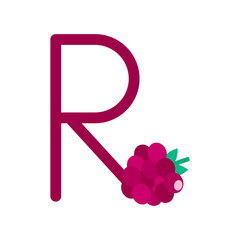 Letter a alphabet. Kids education. ABC vector illustration. Typographic design.