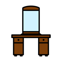 Dresser With Mirror Icon