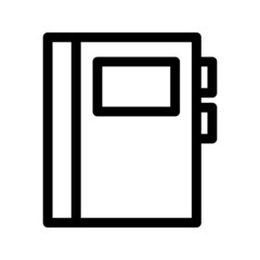 book icon or logo isolated sign symbol vector illustration - high quality black style vector icons
