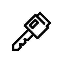 car lock icon or logo isolated sign symbol vector illustration - high quality black style vector icons
