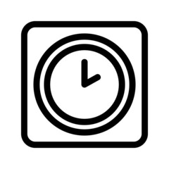 clock icon or logo isolated sign symbol vector illustration - high quality black style vector icons
