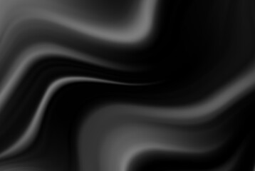 Abstract background luxury black fabric or liquid wave. Wavy folds of silk texture. Luxury vector background or elegant wallpaper.