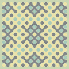 Multicolor truchet tiling connections illustration