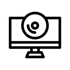 compact disc icon or logo isolated sign symbol vector illustration - high quality black style vector icons
