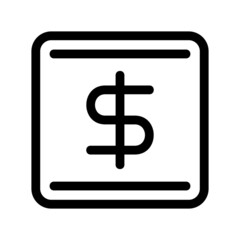 dollar icon or logo isolated sign symbol vector illustration - high quality black style vector icons
