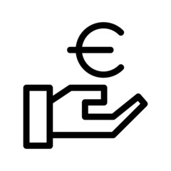 euro icon or logo isolated sign symbol vector illustration - high quality black style vector icons
