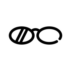 Fototapeta premium glasses icon or logo isolated sign symbol vector illustration - high quality black style vector icons 