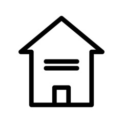 Fototapeta premium home icon or logo isolated sign symbol vector illustration - high quality black style vector icons 