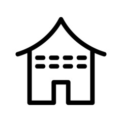 home icon or logo isolated sign symbol vector illustration - high quality black style vector icons
