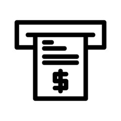 invoice icon or logo isolated sign symbol vector illustration - high quality black style vector icons
