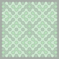 Multicolor truchet tiling connections illustration