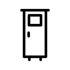 locker icon or logo isolated sign symbol vector illustration - high quality black style vector icons
