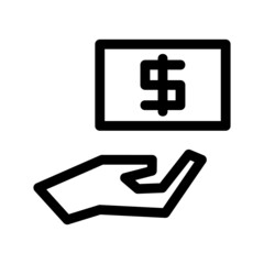 paying icon or logo isolated sign symbol vector illustration - high quality black style vector icons
