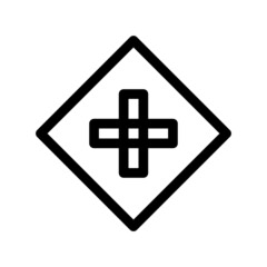 plus icon or logo isolated sign symbol vector illustration - high quality black style vector icons
