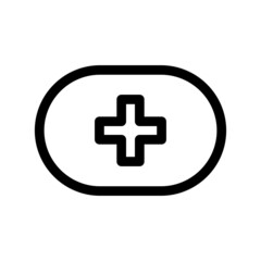 Obraz premium plus icon or logo isolated sign symbol vector illustration - high quality black style vector icons 