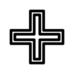 Obraz premium plus icon or logo isolated sign symbol vector illustration - high quality black style vector icons 