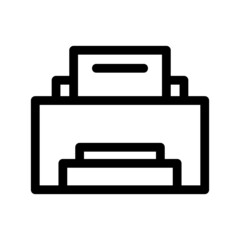 printer icon or logo isolated sign symbol vector illustration - high quality black style vector icons
