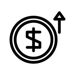 profit icon or logo isolated sign symbol vector illustration - high quality black style vector icons
