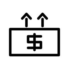 profit icon or logo isolated sign symbol vector illustration - high quality black style vector icons
