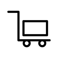 shopping cart icon or logo isolated sign symbol vector illustration - high quality black style vector icons
