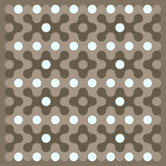 Multicolor truchet tiling connections illustration