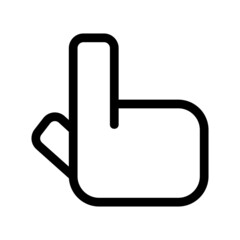 touch icon or logo isolated sign symbol vector illustration - high quality black style vector icons
