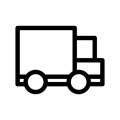truck icon or logo isolated sign symbol vector illustration - high quality black style vector icons
