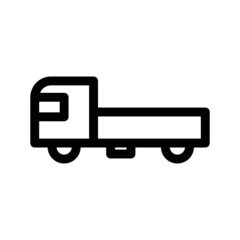 truck icon or logo isolated sign symbol vector illustration - high quality black style vector icons
