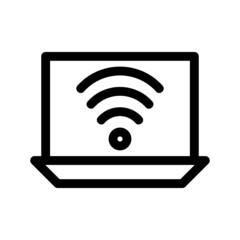 wifi icon or logo isolated sign symbol vector illustration - high quality black style vector icons
